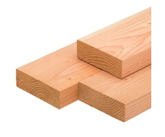 Lariks Douglas balk 70% PEFC 6,5 x 19 cm GESCHAAFD