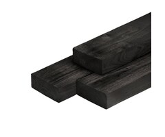 Lariks Douglas balk 70% PEFC 7,5 x 17,5 cm  Zwart geïmpregneerd