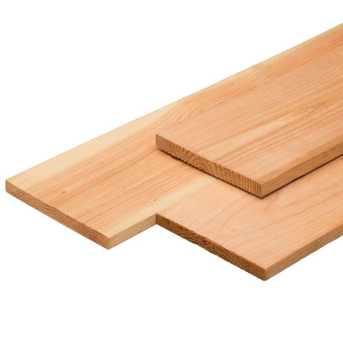 Lariks Douglas plank / Boeiplank  70% PEFC 2,5 x 25 cm