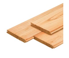 Douglas vellingdelen dakbeschot 70% PEFC 1.8 x 14,5 cm