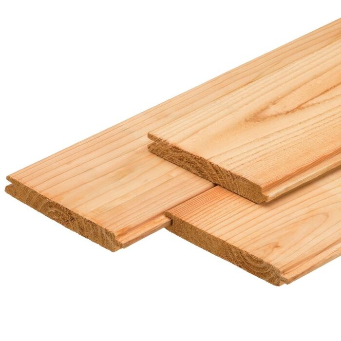 Douglas vellingdelen dakbeschot 70% PEFC 1.8 x 14,5 cm