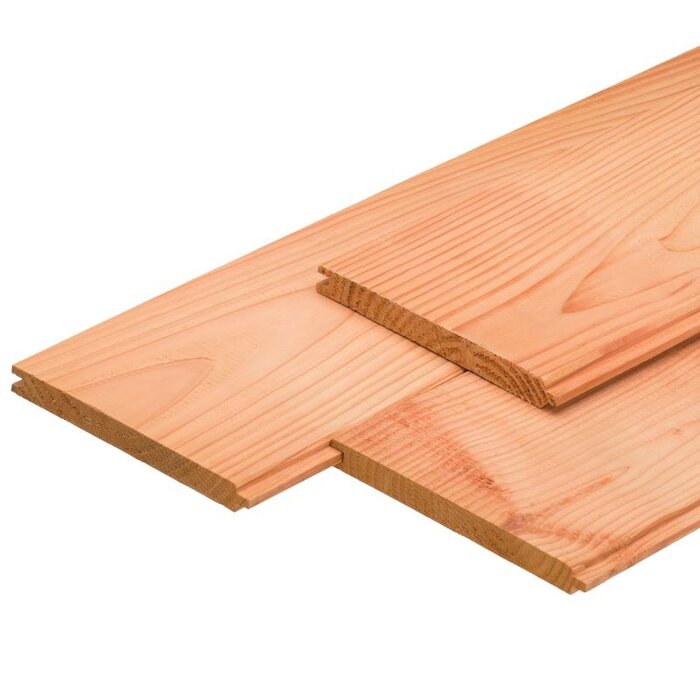 Douglas vellingdelen dakbeschot 70% PEFC 1.8 x 19 cm