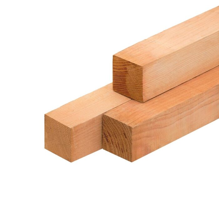 Lariks Douglas paal 70% PEFC 10 x 10  cm