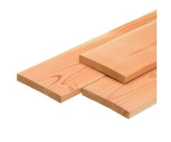 Lariks Douglas plank 70% PEFC 2,6 x 19 cm GESCHAAFD