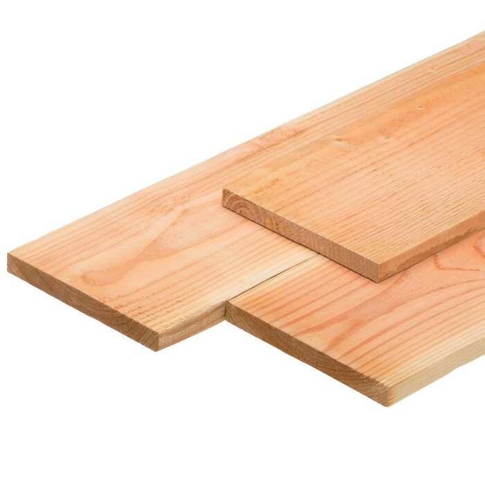 Lariks Douglas plank 70% PEFC ca. 2 x 20 cm