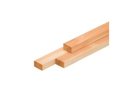 Lariks Douglas regel 70% PEFC 4 x 6,5 cm GESCHAAFD