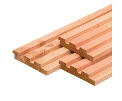 Douglas Triple profiel Deens Rabat 70% PEFC - 2,7 x 14 cm