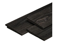 Douglas Zweeds Rabat 70% PEFC 14.3 cm - 2 x zwart gespoten