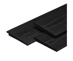 Douglas Zweeds Rabat 70% PEFC 19.5 cm - 2 x zwart gespoten