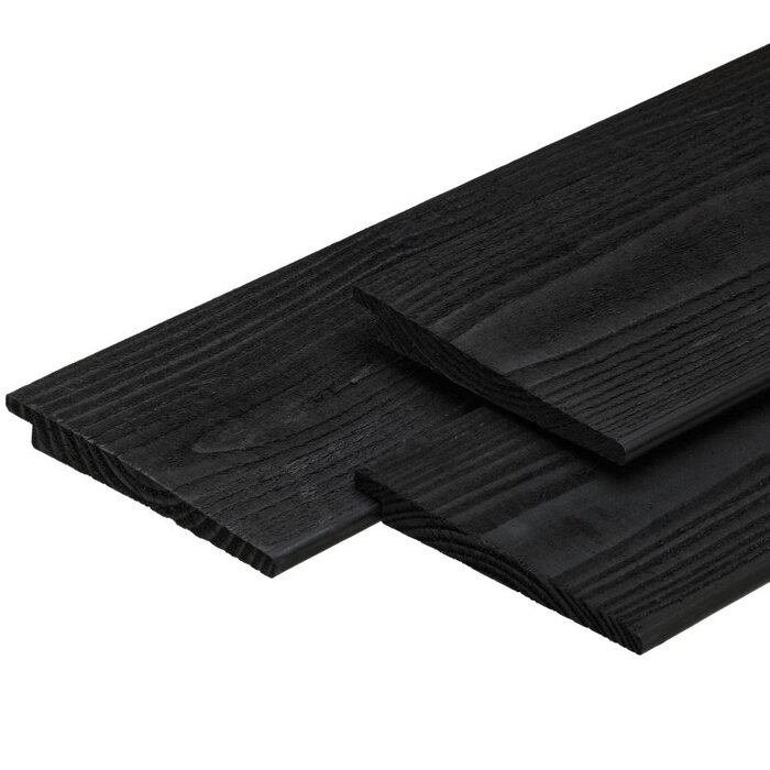 Douglas Zweeds Rabat 70% PEFC 19.5 cm - 2 x zwart gespoten