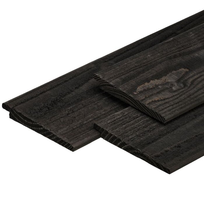 Douglas Zweeds Rabat Zwart geïmpregneerd 70% PEFC 19.5 cm