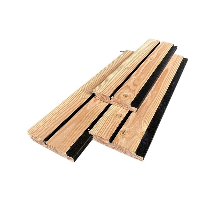 Douglas dubbel Rhombusprofiel geschaafd en fijnbezaagd 2-tone