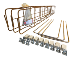 Wapeningskorf Ø12 3B 33 x 43 x 300 cm