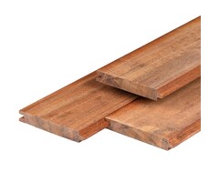 Azobe hardhout damwand 3 x 18.5