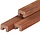 Hardhout afdekkap 4.5 x 7 x 185 cm geschaafd