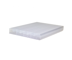 Kanaalplaat polycarbonaat opaal wit