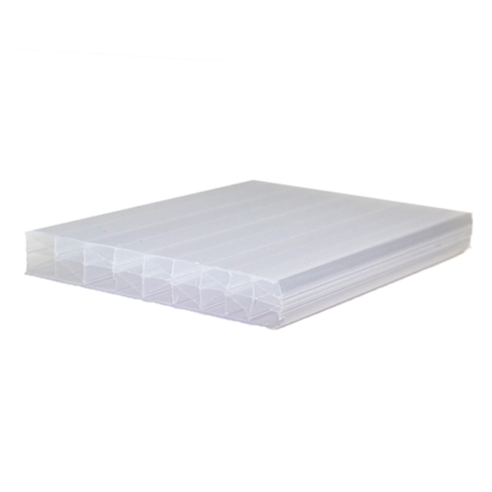 Kanaalplaat polycarbonaat opaal wit