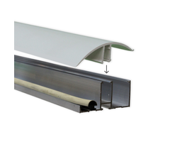 Zijprofiel aluminium met kliklijst