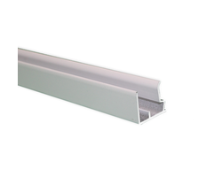 U-afsluitprofiel aluminium wit 98CM