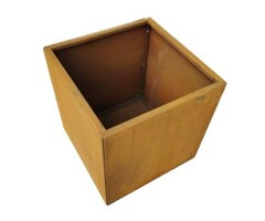 Cortenstaal vierkante plantenbak 500x500mm