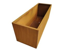 Cortenstaal rechthoekige plantenbak 400x1200x400mm