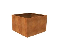 Cortenstaal vierkante plantenbak 1200x1200x800mm