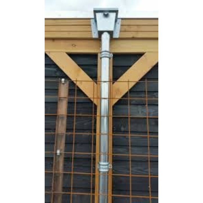 Zink HWA buis Ø 80 mm.