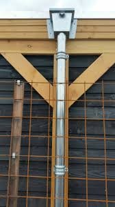 Zink HWA buis Ø 80 mm. L=3 meter