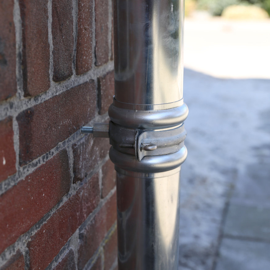 Zink HWA beugel ø80mm M8/M10 tbv dubwrong staal gegalv.