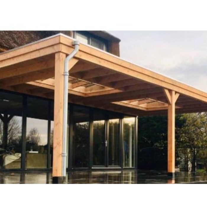 Zinken stadsuitloop 60x80 mm Ø80 mm