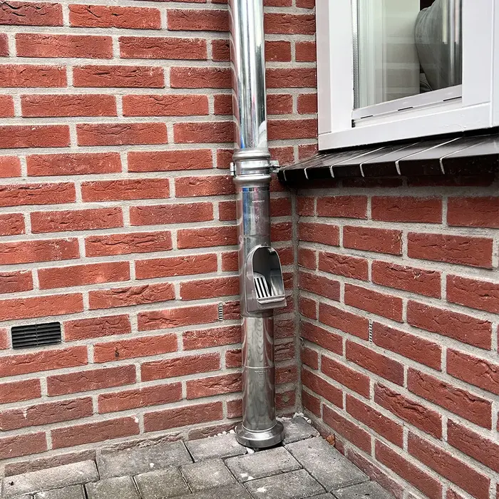 Zinken bladafscheider 80mm