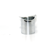 Zink tapeind voor mastgoot ovaal ø80mm L=9cm