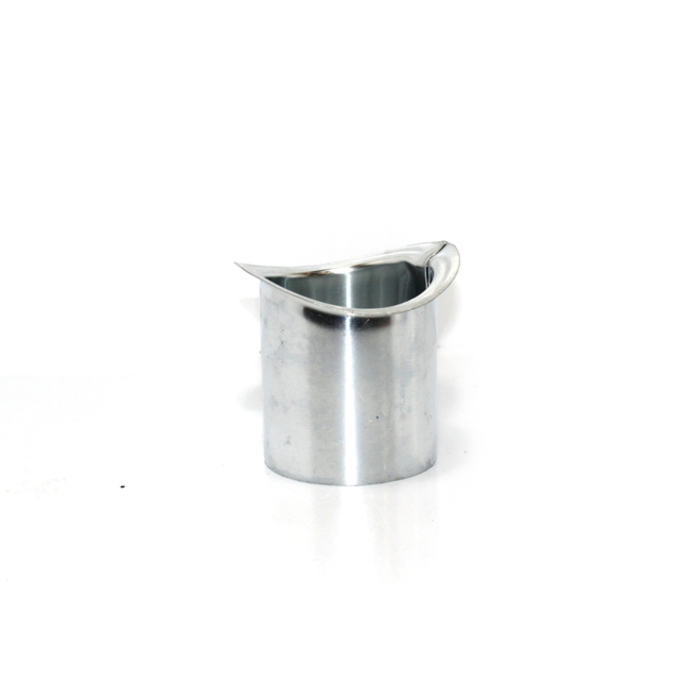 Zink tapeind voor mastgoot ovaal ø80mm L=9cm