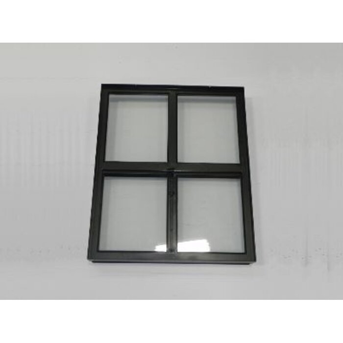 Stalen raam - vierkant openslaand - dubbel glas