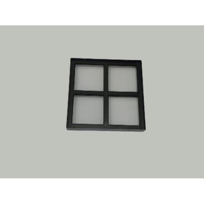 Stalen raam - vierkant vast