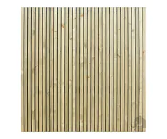 Schutting stripes vuren groen verduurzaamd 4,5 x 179 x 179 cm.