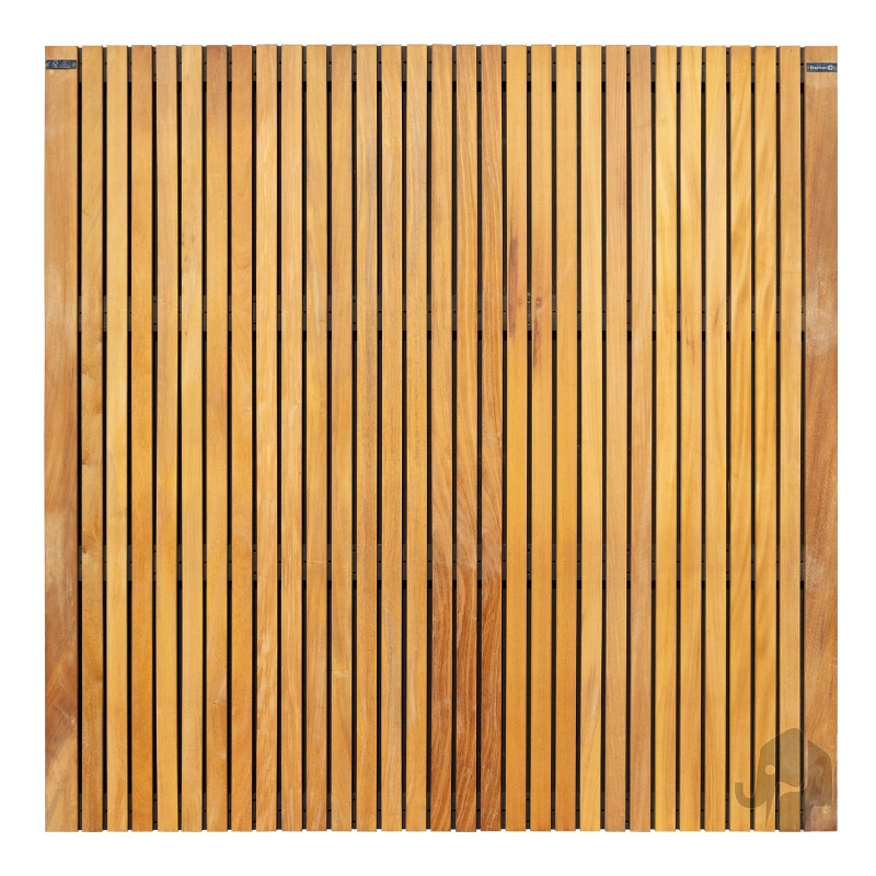 Schutting | Almendrillo | Naturel/Zwart | 4.5x180x180cm