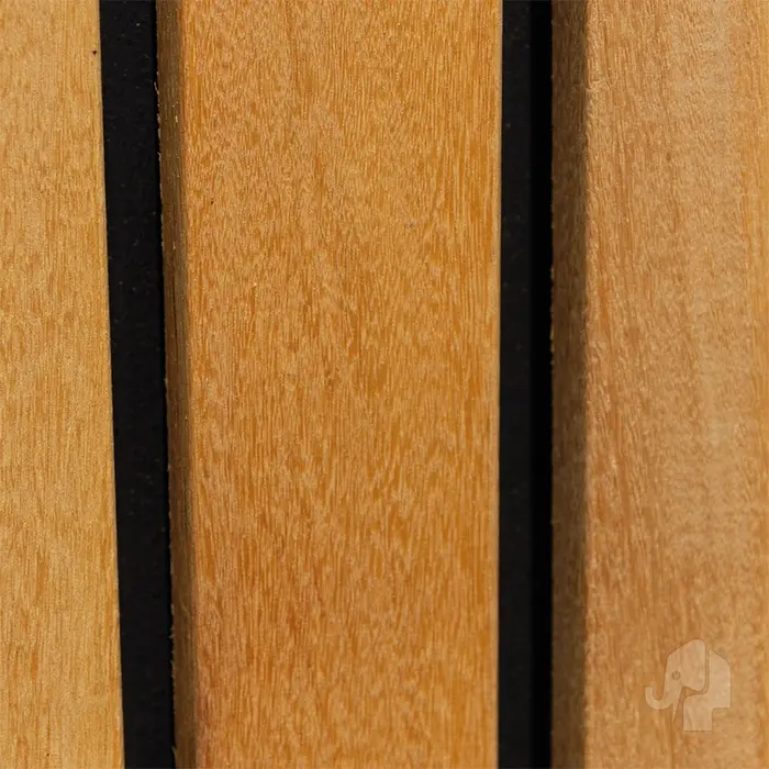 Schutting | Almendrillo | Naturel/Zwart | 4.5x180x180cm