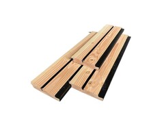 Douglas dubbel Rhombusprofiel geschaafd en fijnbezaagd 2-tone 19,5x140mm