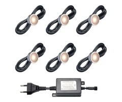 Epistar LED vlonderverlichting Alfena | warmwit | set van 6 stuks