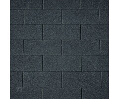 Dakshingles recht zwart - pak 3 m²