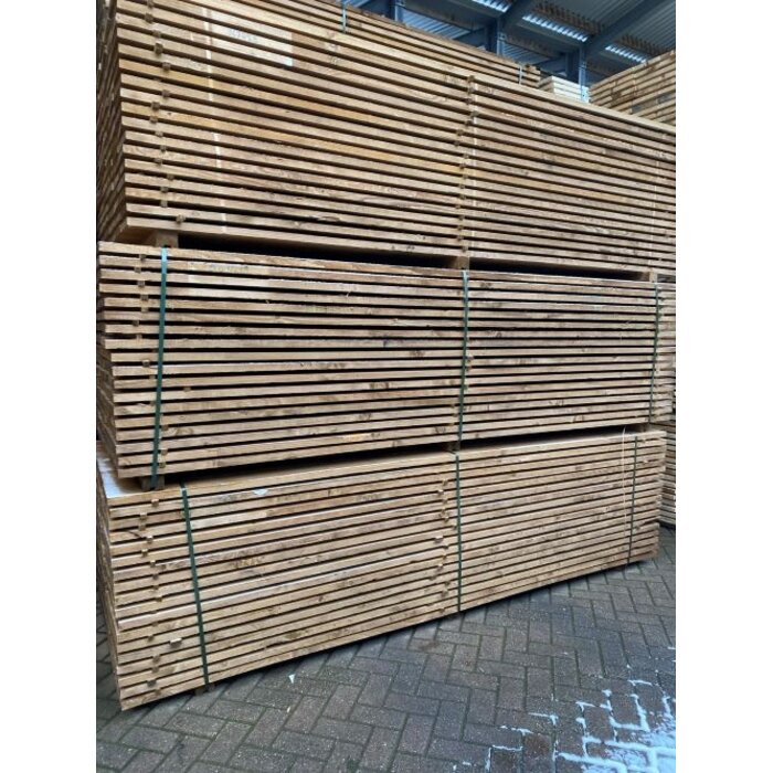 Steigerplank Bruin ca 2.8 x 19.5 x 300 cm