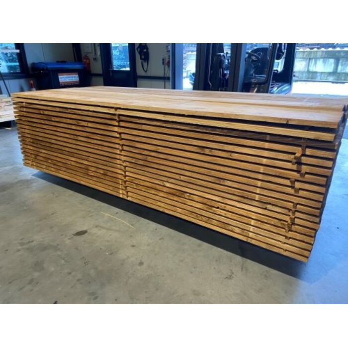 Steigerplank Bruin ca 2.8 x 19.5 x 300 cm