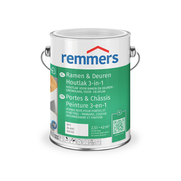 Remmers - Ramen & Deuren Houtlak 3in1 RAL 9016