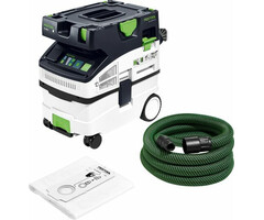 Festool Cleantec Accu-stofzuiger ctlc midi i-basic  (zonder accu's)18V , met afzuigslang 1st 334x594x678mm