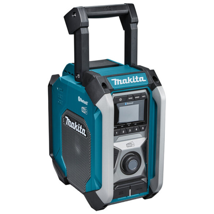 Makita Bouwradio MR007GZ 4,0ah FM DAB/DAB+ Bluetooth Blauw/Grijs
