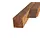 Hardhouten paal 8 x 8 x 300 cm - gezaagd