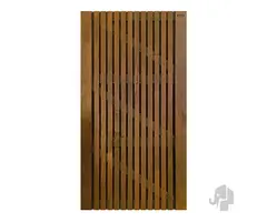 Tuindeur | Stripes Black | Hardhout | 45x1000x1800mm