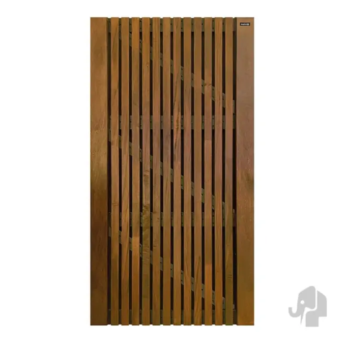 Tuindeur | Stripes Black | Hardhout | 45x1000x1800mm