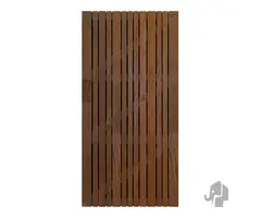 Tuindeur Mix Stripes Black | Hardhout | 4.5x100x180cm